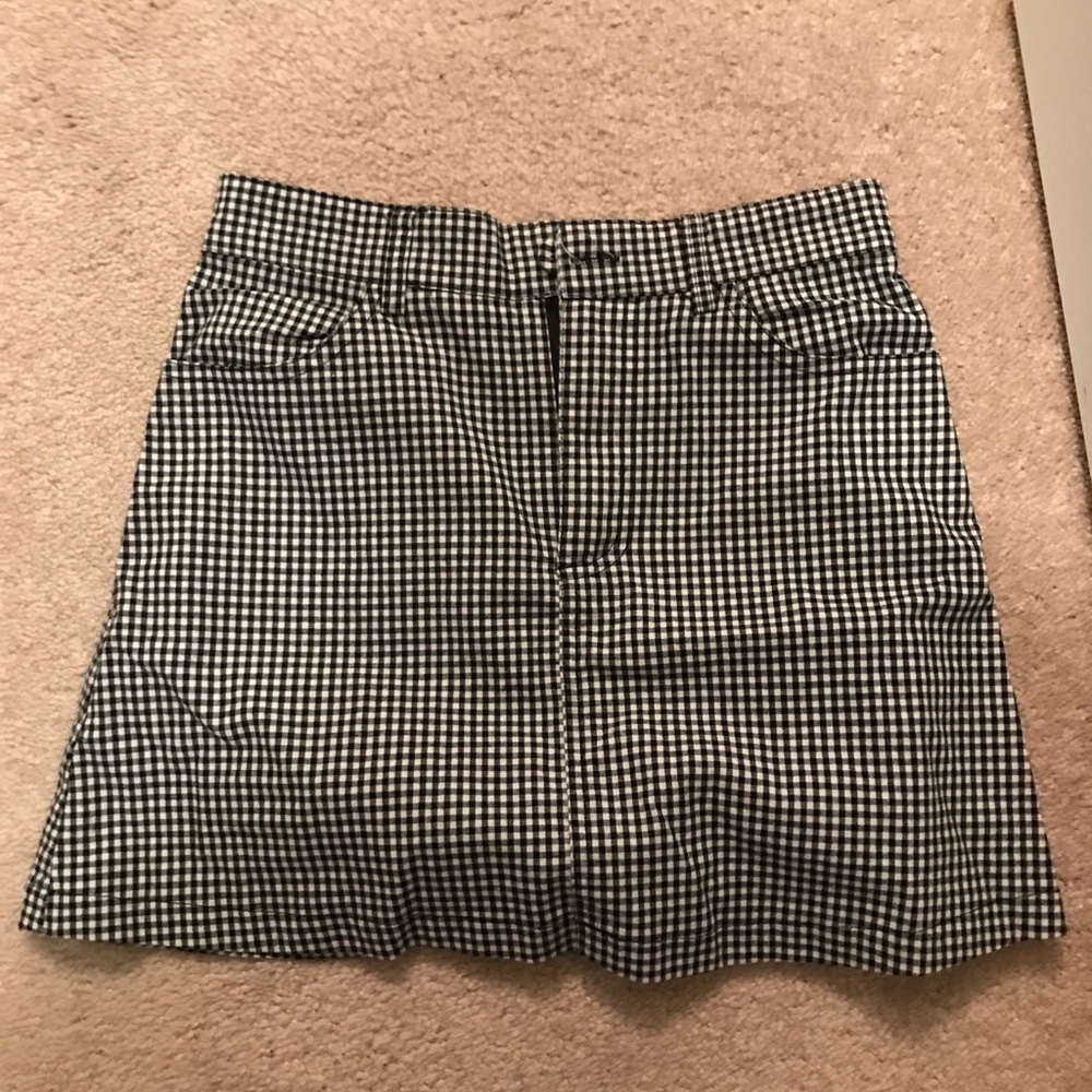 Checkered skirt